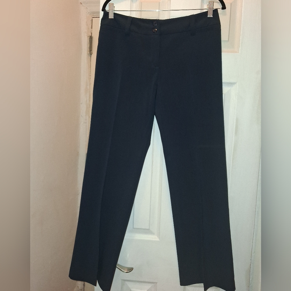 AGB Women's Navy Wide-Leg Trousers